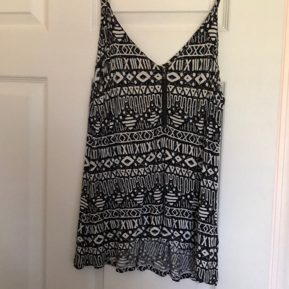 White and black tank